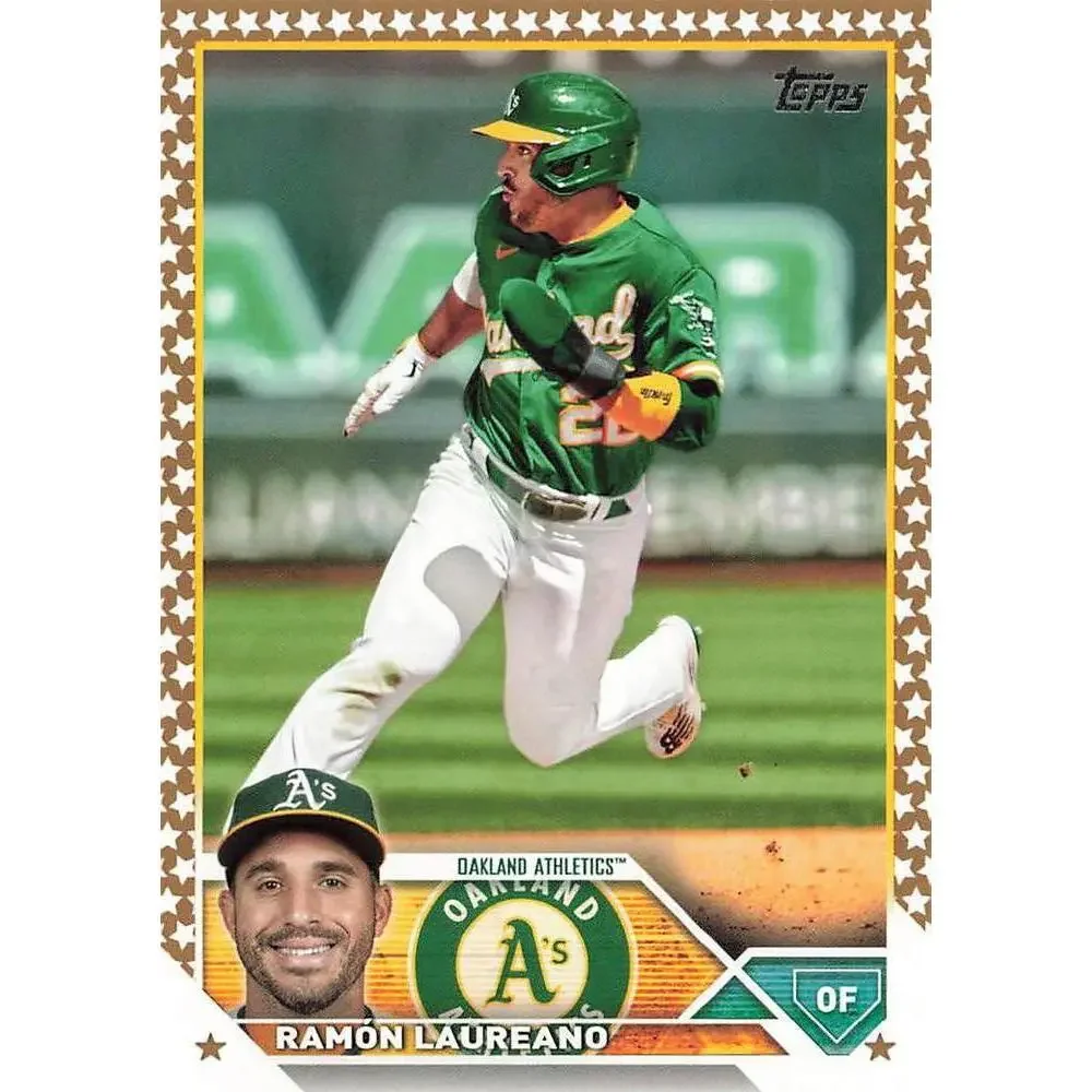 2023 Topps Gold Star Gold Star Ramon Laureano #581 Oakland Athletics